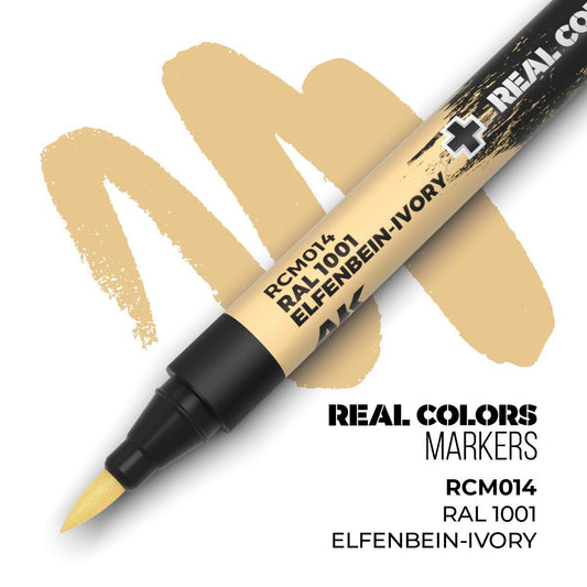 AK Interactive - Real Colors Markers: RAL 1001 Elfenbein-Ivory