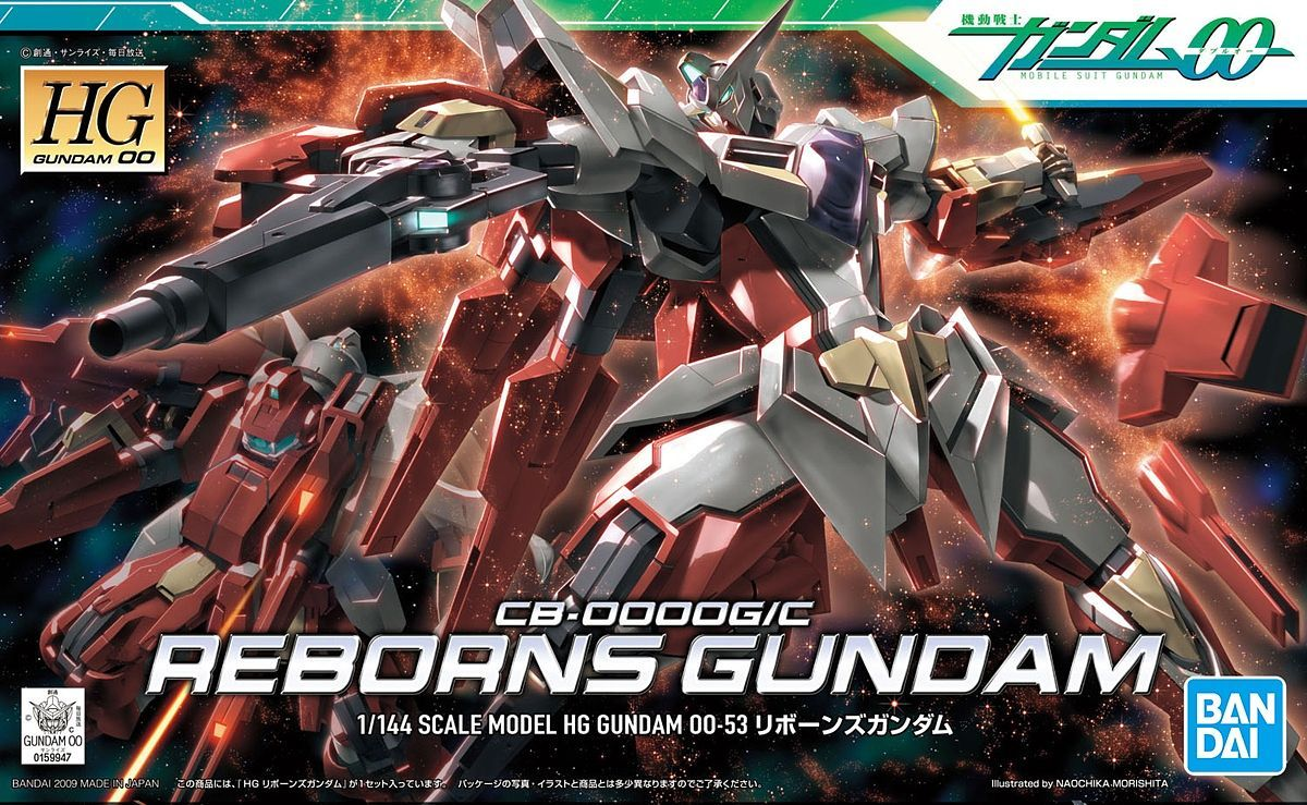 Gunpla: High Grade 00 - Gundam 00, #53 Reborns Gundam