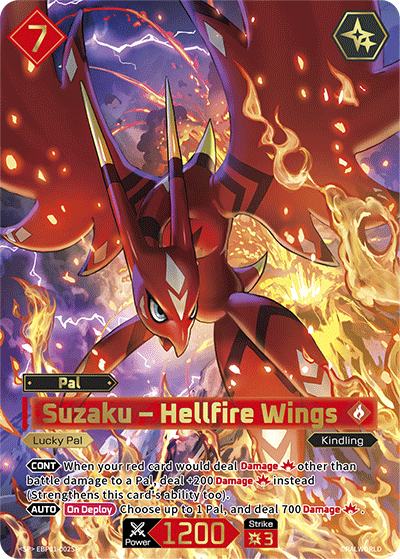 Palworld TCG - Suzaku – Hellfire Wings [EBP01-002SP]