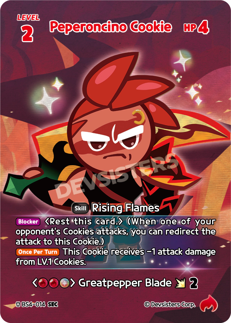 CookieRun TCG - Peperoncino Cookie [BS4-014 SEC]