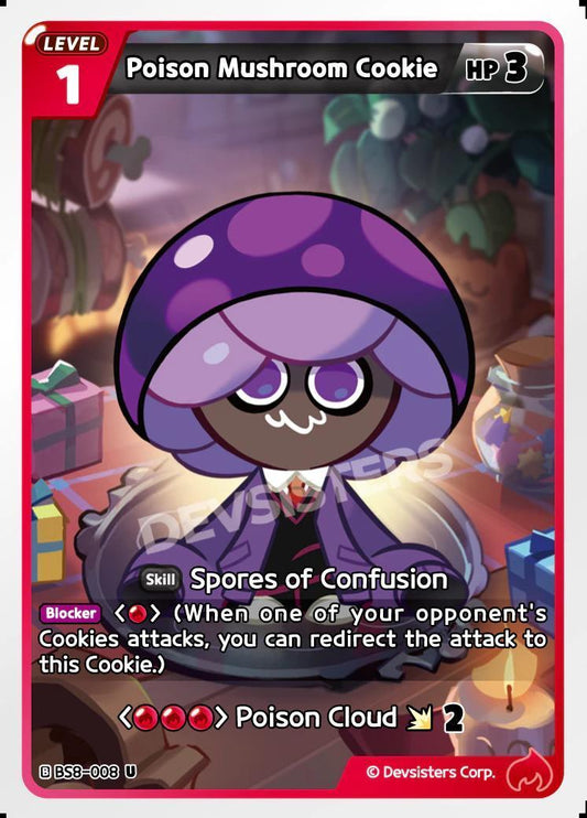 CookieRun TCG - Poison Mushroom Cookie [BS8-008 U]