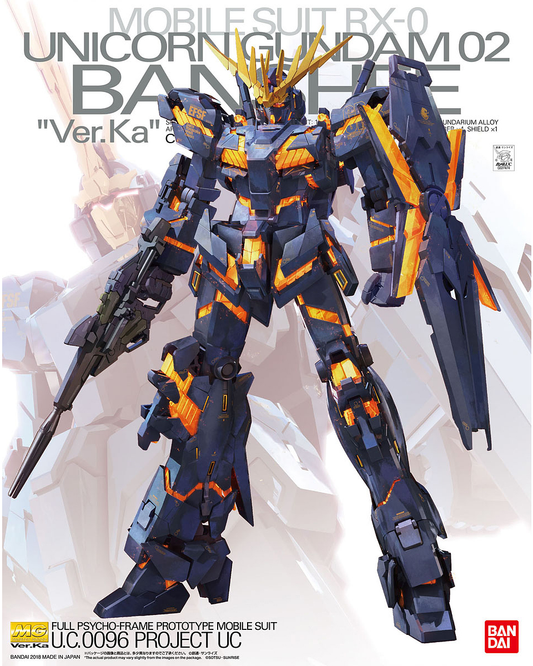 Bandai - MG 1/100 RX-0 Unicorn Gundam 02 Banshee Ver.Ka