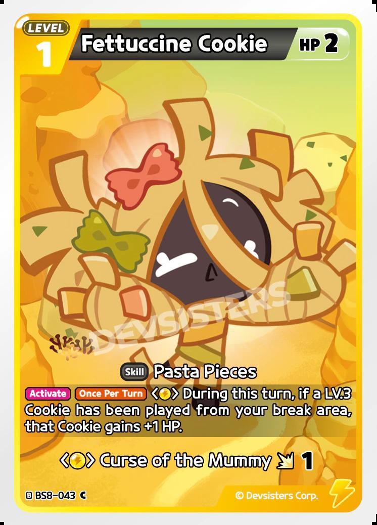 CookieRun TCG - Fettuccine Cookie [BS8-043 C]