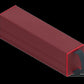 Heavy Play - RFG Deck Box Carrier 500 DS: Barbarian Red