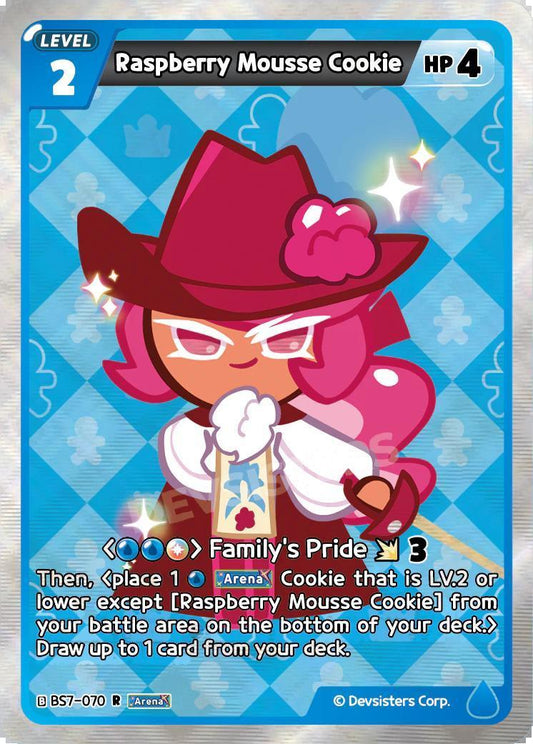 CookieRun TCG - Raspberry Mousse Cookie [BS7-070 R]