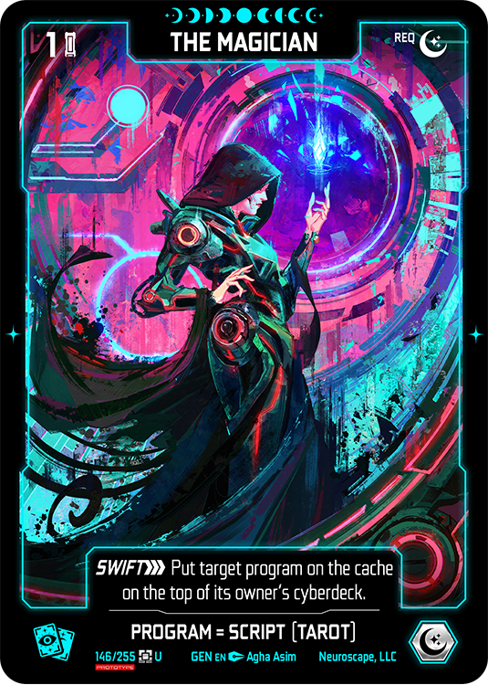 Neuroscape TCG - The Magician GEN-146 Foil