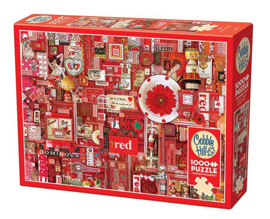 Cobble Hill Puzzles - Red | 1000 Piece