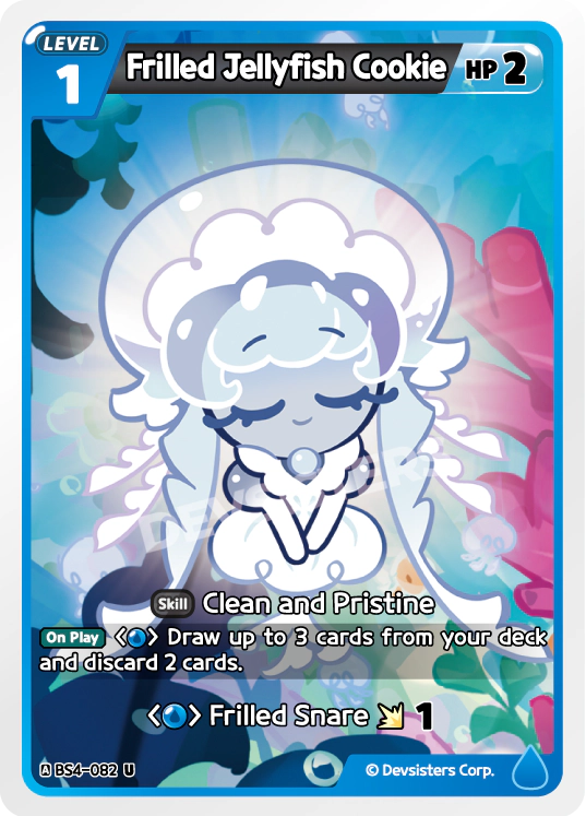 CookieRun TCG - Frilled Jellyfish Cookie [BS4-082 U]