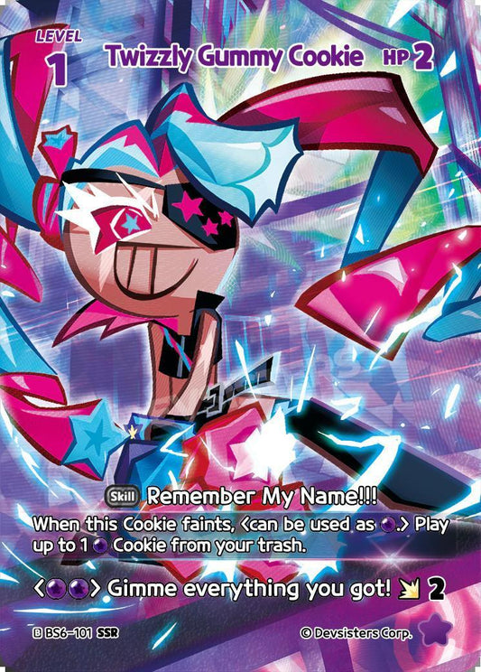 CookieRun TCG - Twizzly Gummy Cookie [BS6-101 SSR]