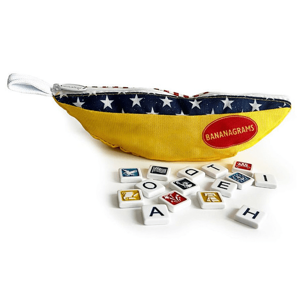 Bananagrams: Stars & Stripes (Moose Toys) - The Feisty Goblin Gamehouse -