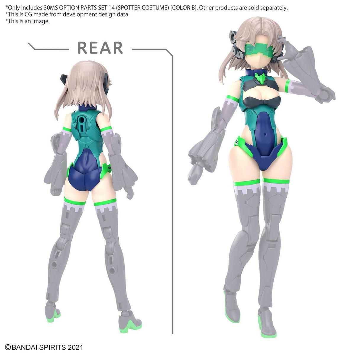 Bandai 30 Minutes Sisters Option Parts Set 14 (Spotter Costume) [Color B] 30MS - The Feisty Goblin Gamehouse -