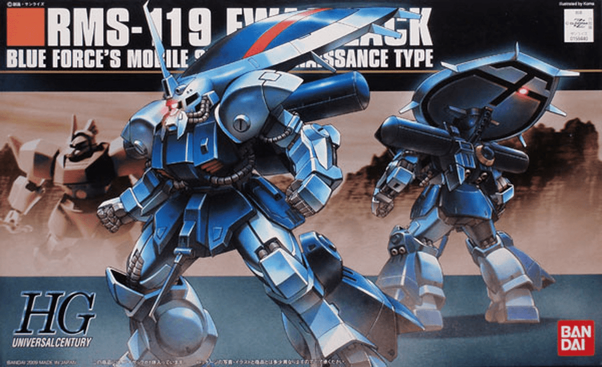 Bandai Gundam - Gunpla HGUC: RMS-119 EWAC Zack (1/144 | 96) - The Feisty Goblin Gamehouse -