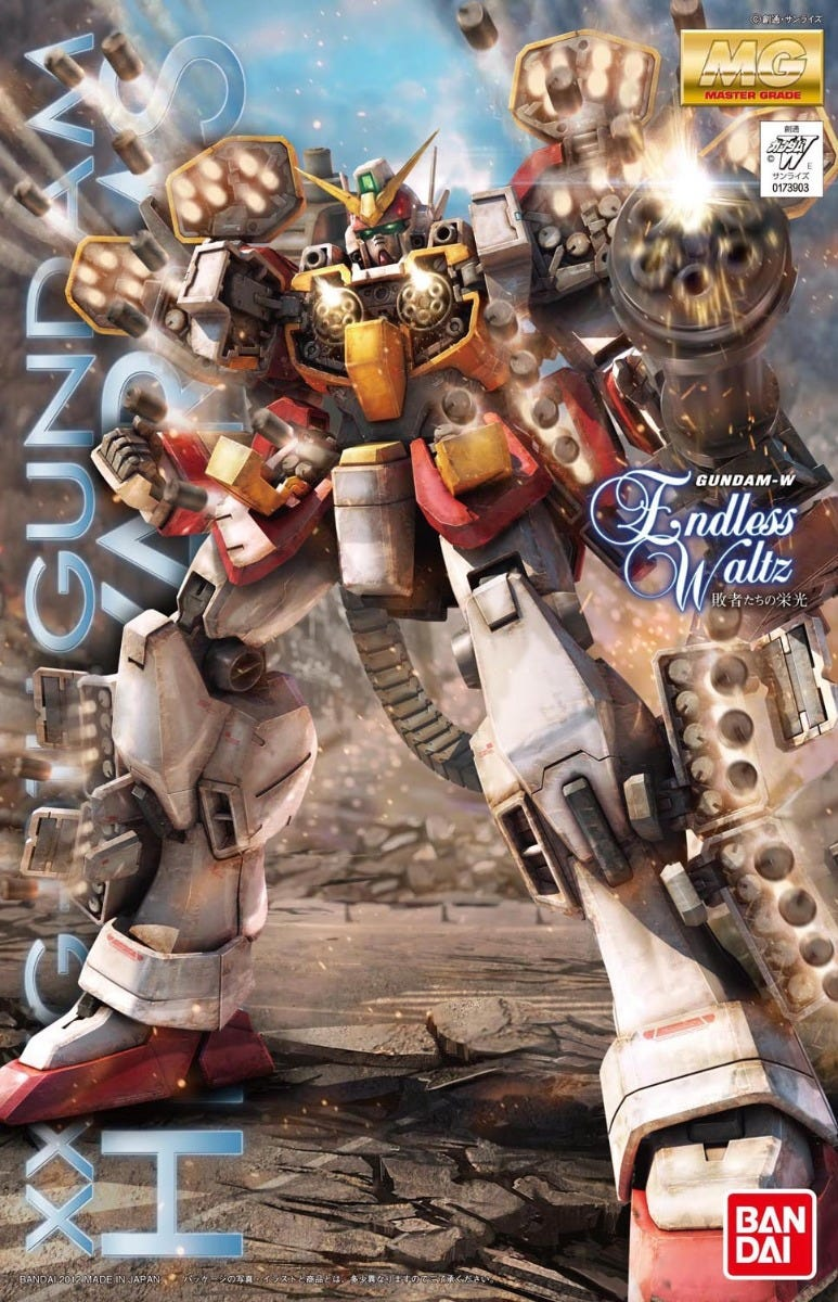 Bandai Gundam - Gunpla MG: Gundam Heavyarms (1/100 | Endless Waltz) - The Feisty Goblin Gamehouse -