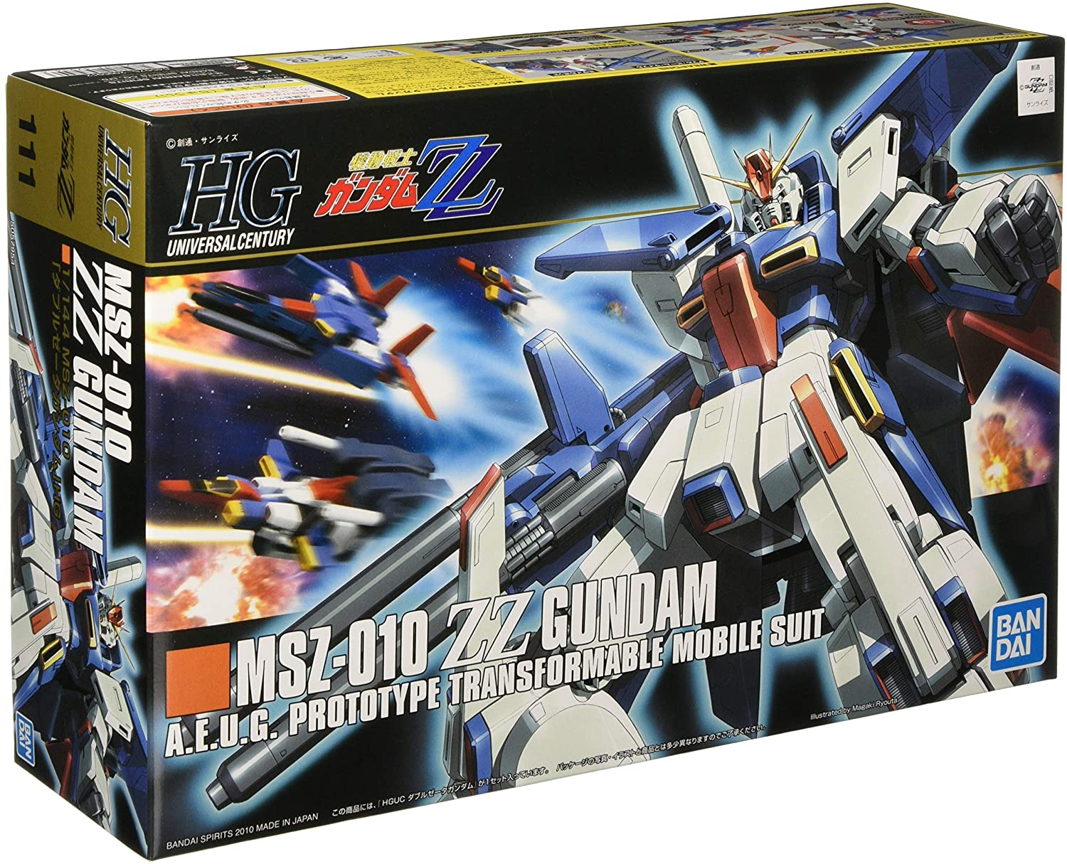 Bandai Gundam - HGUC MSZ-010 ZZ Gundam "Mobile Suit Gundam ZZ" (1/144 | 111) - The Feisty Goblin Gamehouse -