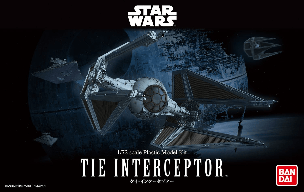 Bandai Gundam - Star Wars: Tie Interceptor (1/72) - The Feisty Goblin Gamehouse -