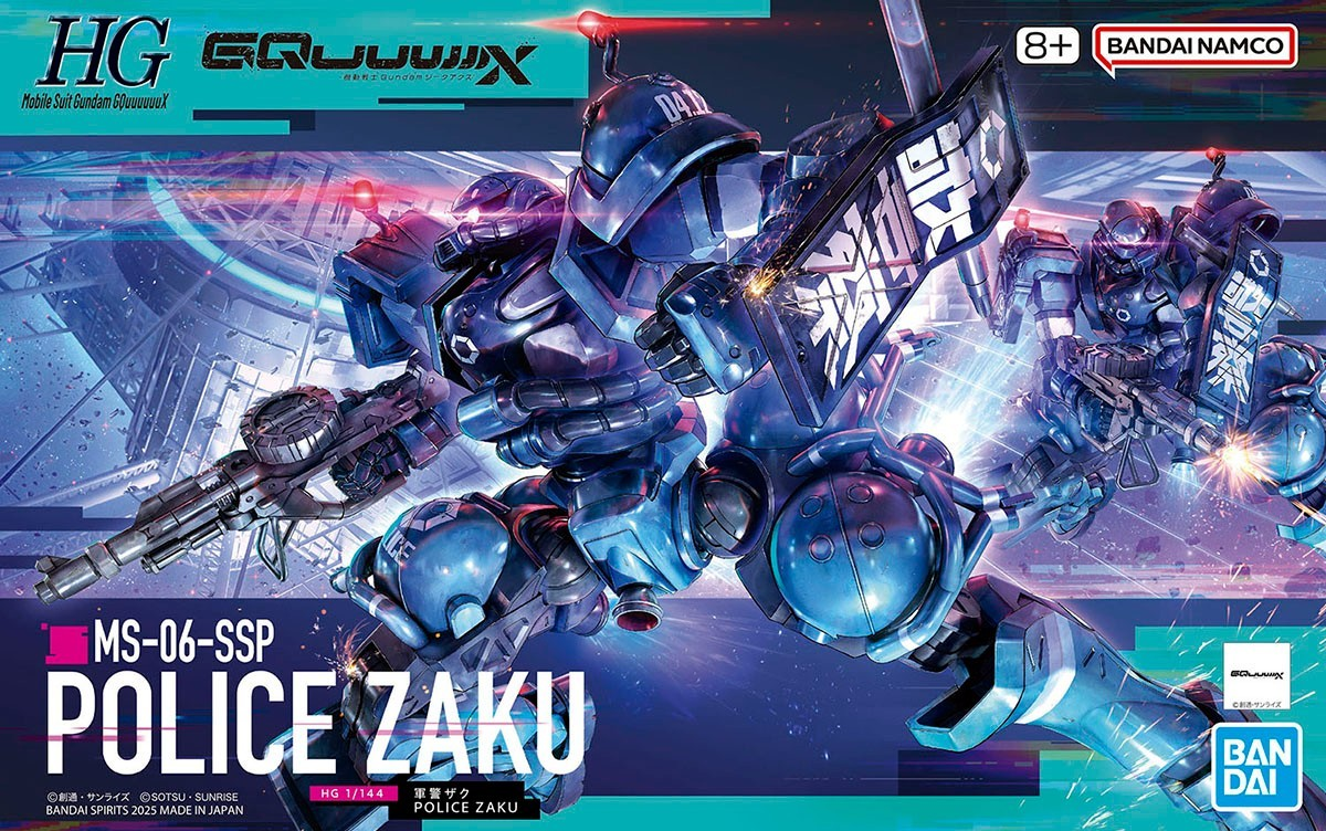 Bandai HG 1/144 Police Zaku "Mobile Suit Gundam GQuuuuuuX" - The Feisty Goblin Gamehouse -