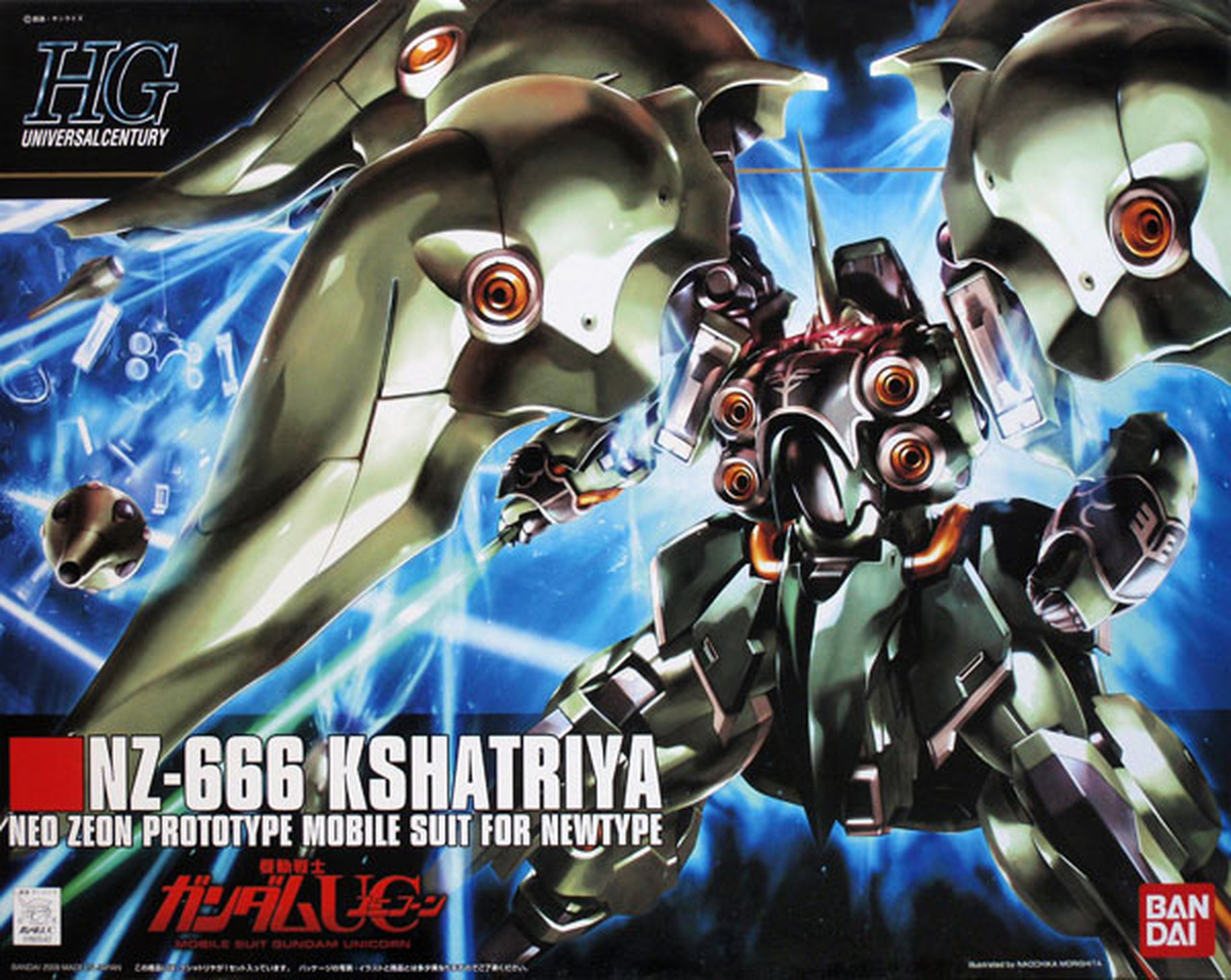 Bandai HGUC 99 1/144 NZ-666 Kshatriya "Gundam UC" - The Feisty Goblin Gamehouse -