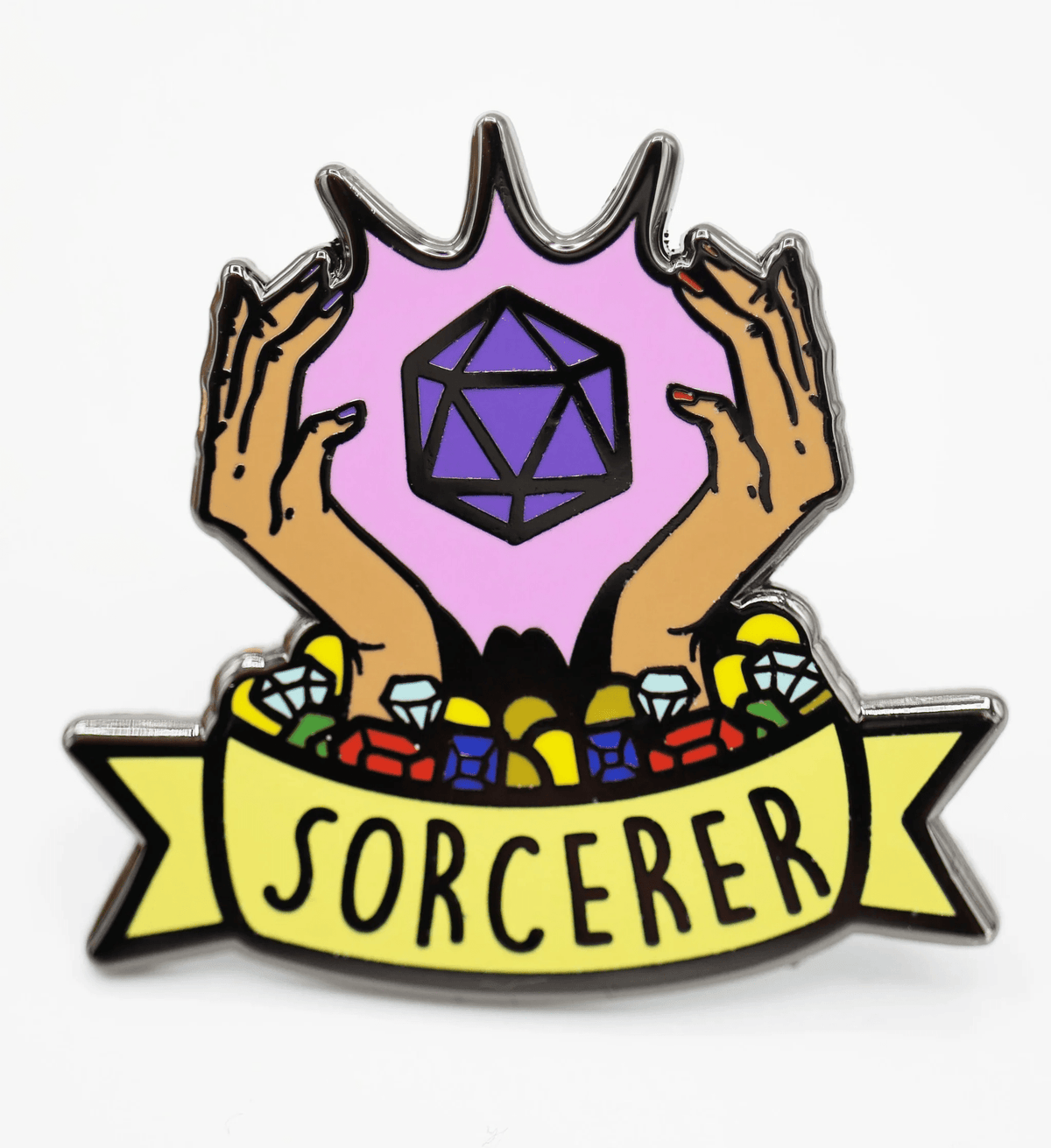 Banner Class Pin - Sorcerer - The Feisty Goblin Gamehouse -