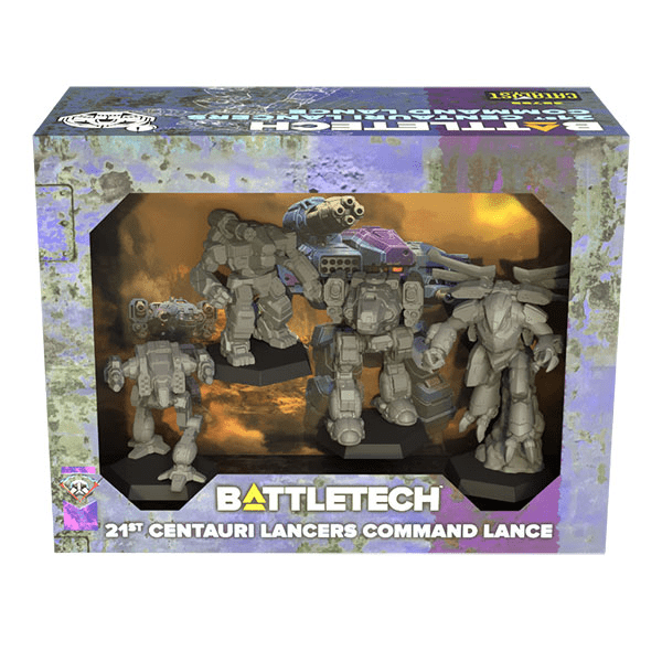BattleTech: 21st Centauri Lancers Command Lance - The Feisty Goblin Gamehouse -