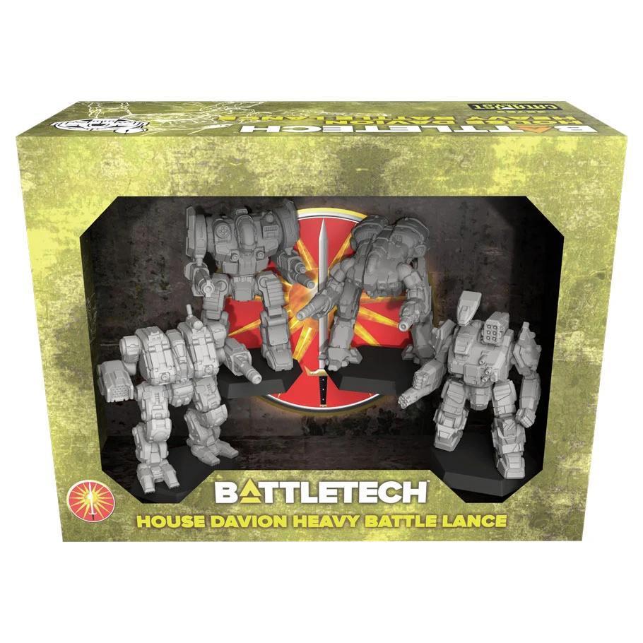 BattleTech: House Davion Heavy Battle Lance Force Pack - The Feisty Goblin Gamehouse -