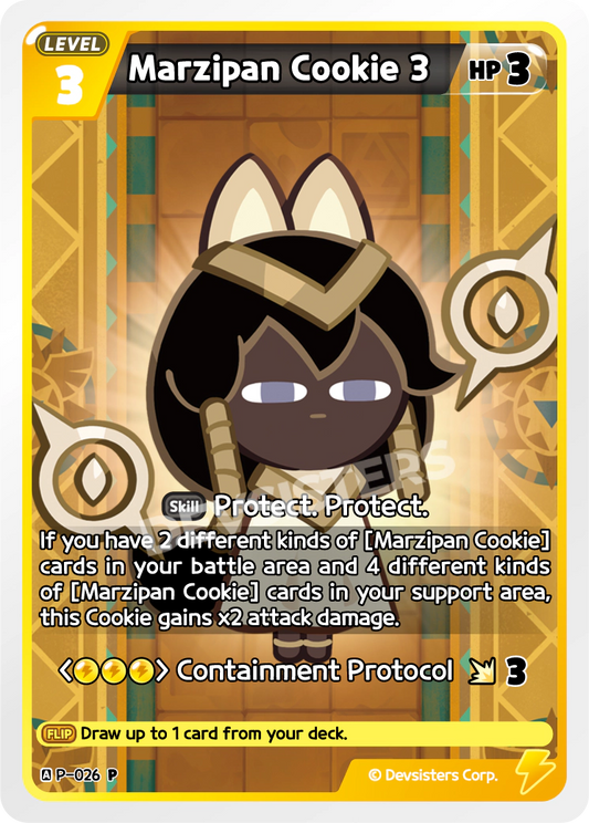 CookieRun TCG - Marzipan Cookie 3 [P-026]