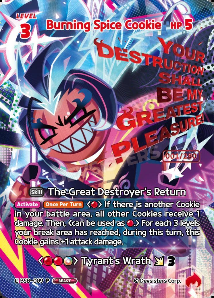 CookieRun TCG - Burning Spice Cookie [BS8-009 P]