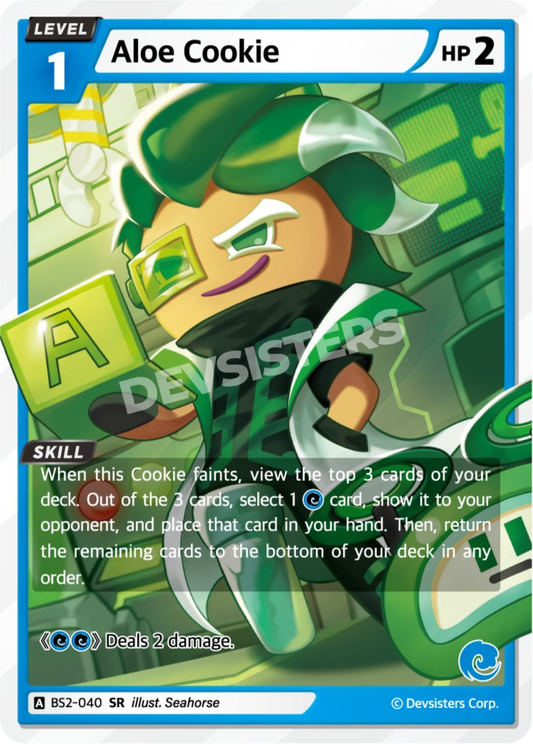 CookieRun TCG - Aloe Cookie [BS2-040 SR]