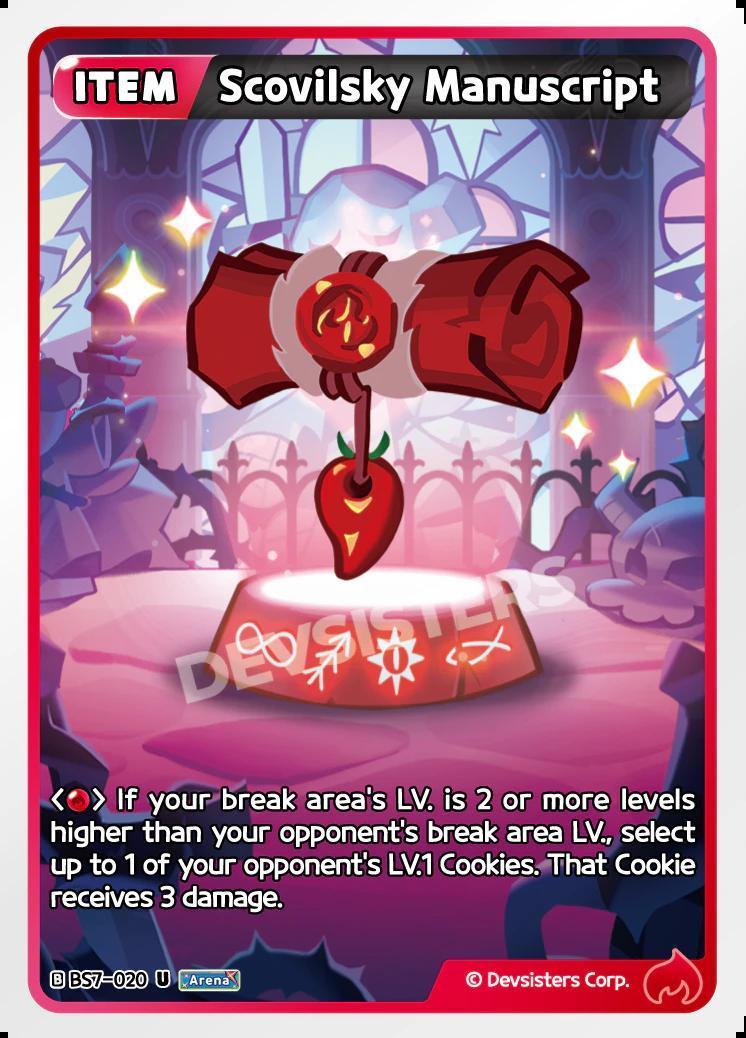 CookieRun TCG - Scovilsky Manuscript [BS7-020 U]
