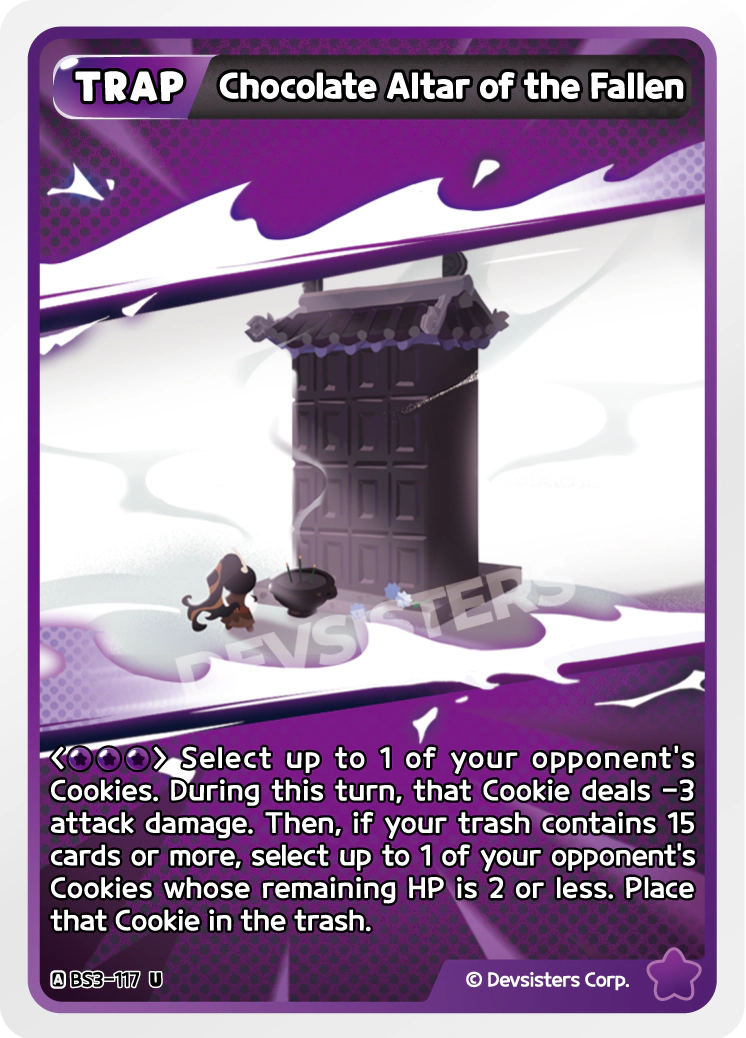 CookieRun TCG - Chocolate Altar of the Fallen [BS3-117 U]