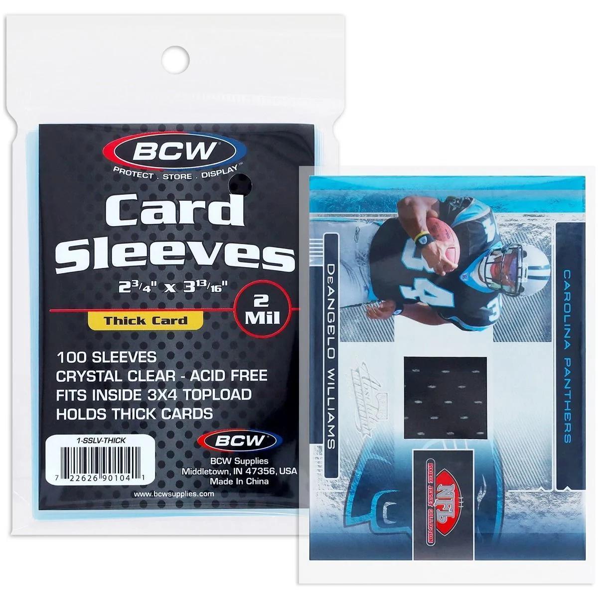 BCW - Thick Card Sleeves (100/pack) - The Feisty Goblin Gamehouse -