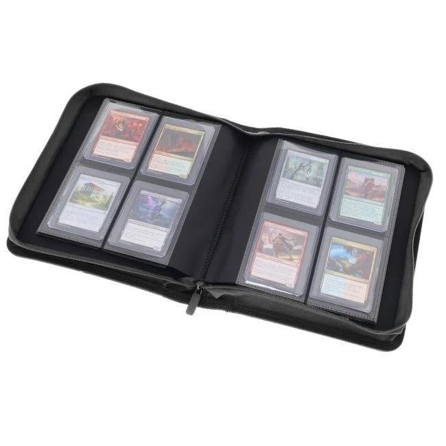 BCW - Z-Folio 4-Pocket LX Album: Toploaders, Black - The Feisty Goblin Gamehouse -
