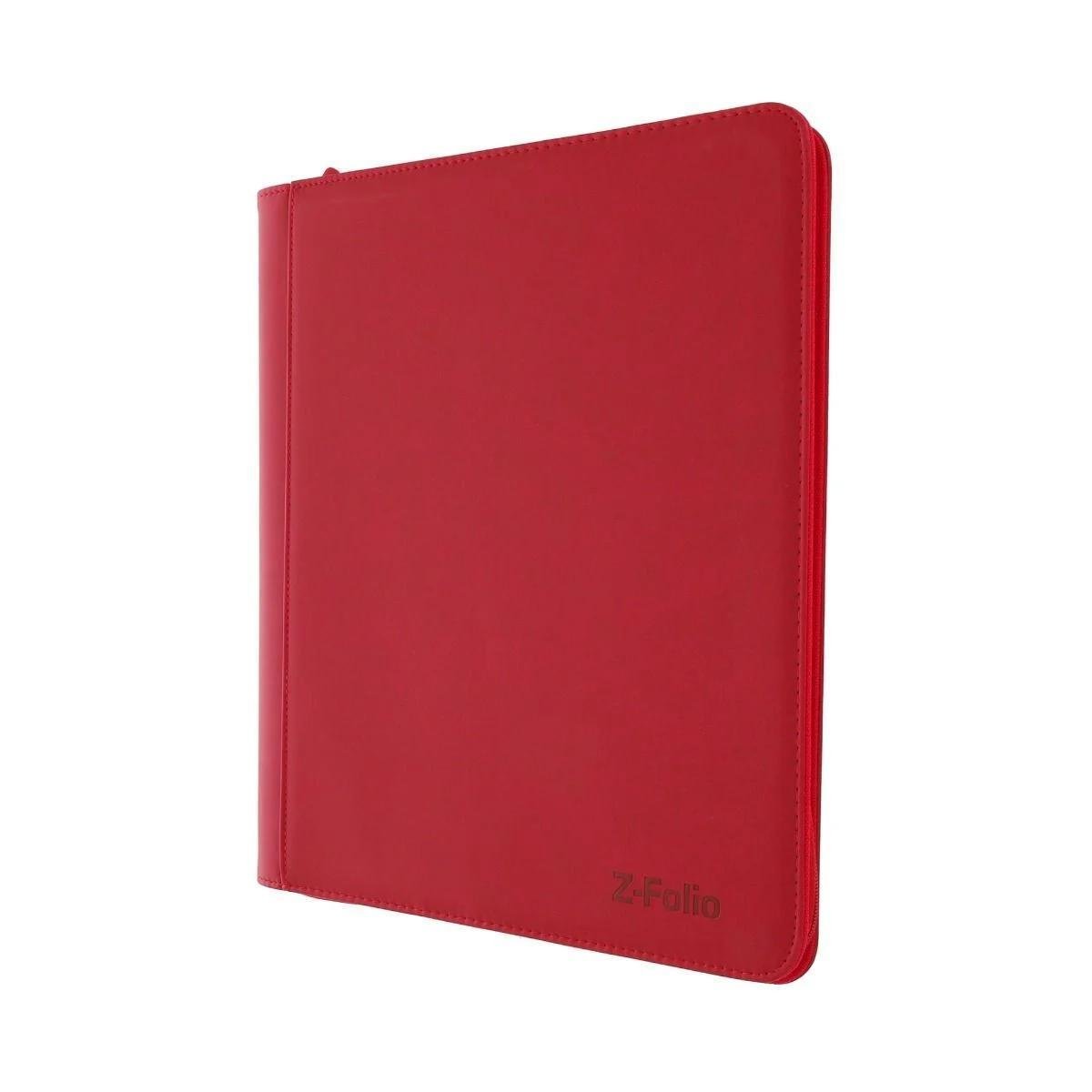 BCW - Z-Folio 9-Pocket LX Album: Toploaders, Red - The Feisty Goblin Gamehouse -
