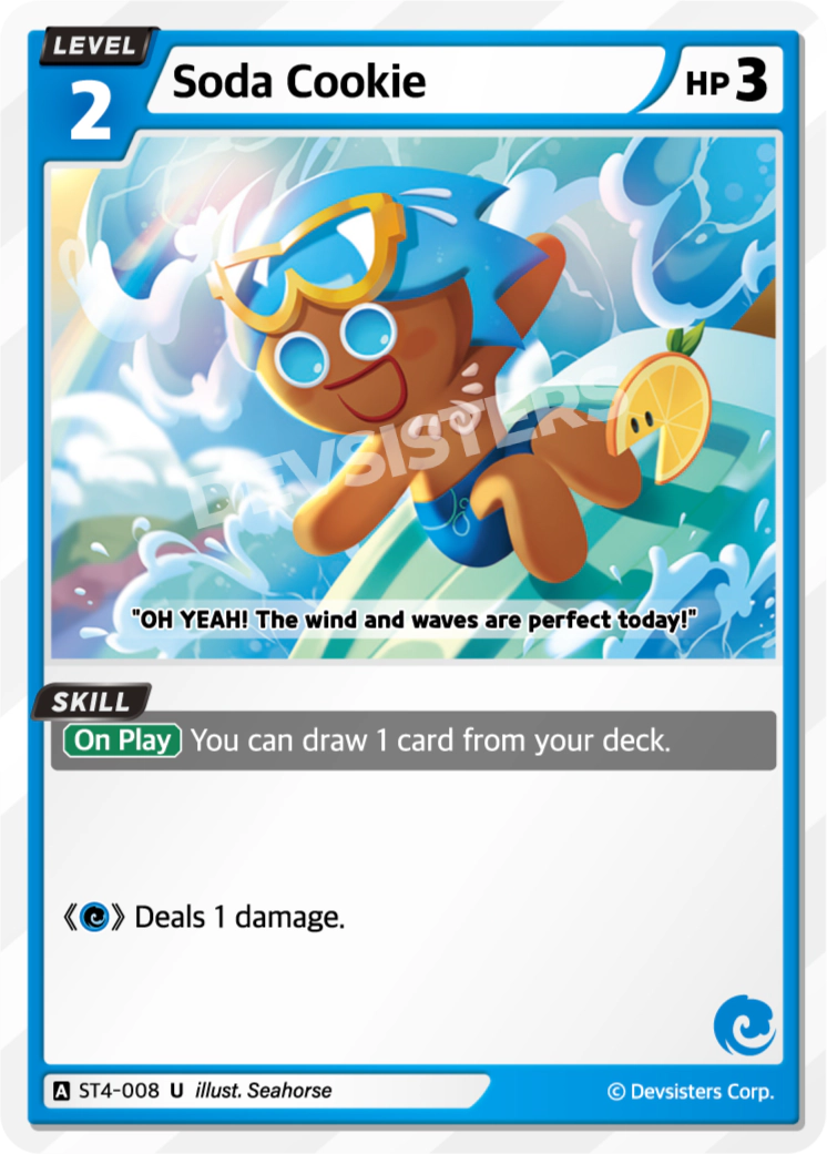 CookieRun TCG - Soda Cookie [ST4-008 U]