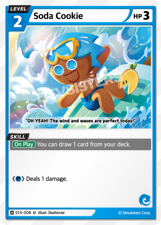 CookieRun TCG - Soda Cookie [ST4-008 U]