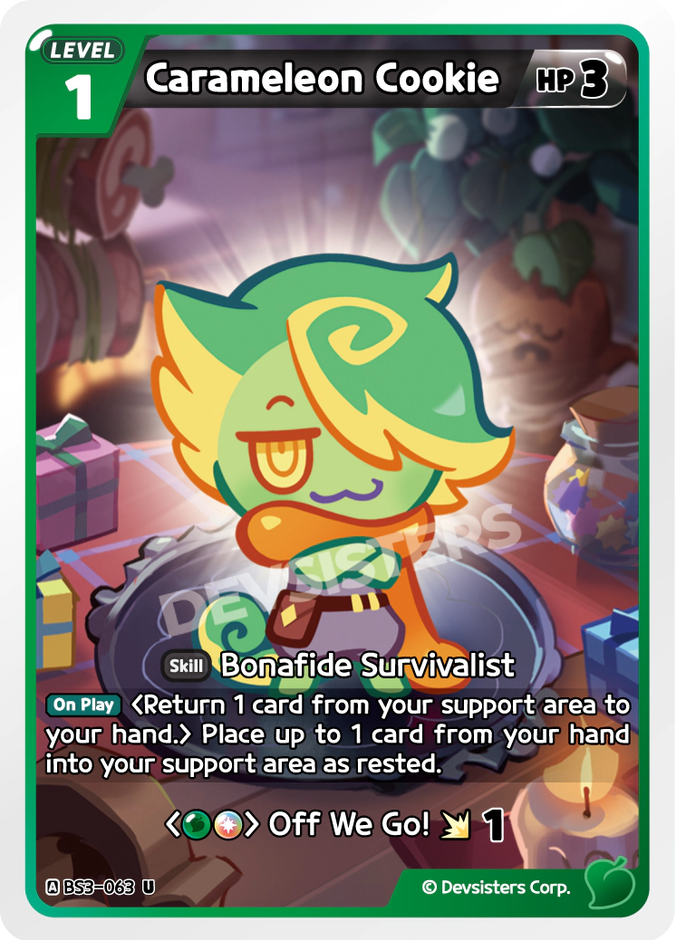 CookieRun TCG - Caramelon Cookie [BS3-063 U]