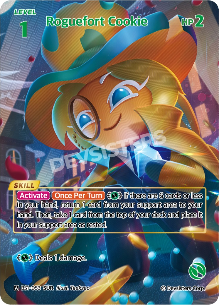 CookieRun TCG - Roguefort Cookie [BS1-053 SUR]