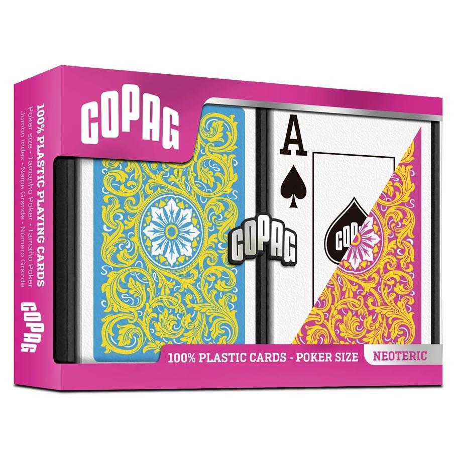 COPAG: Neoteric: Plastic Poker Size Jumbo Index 2-Pack Playing Cards