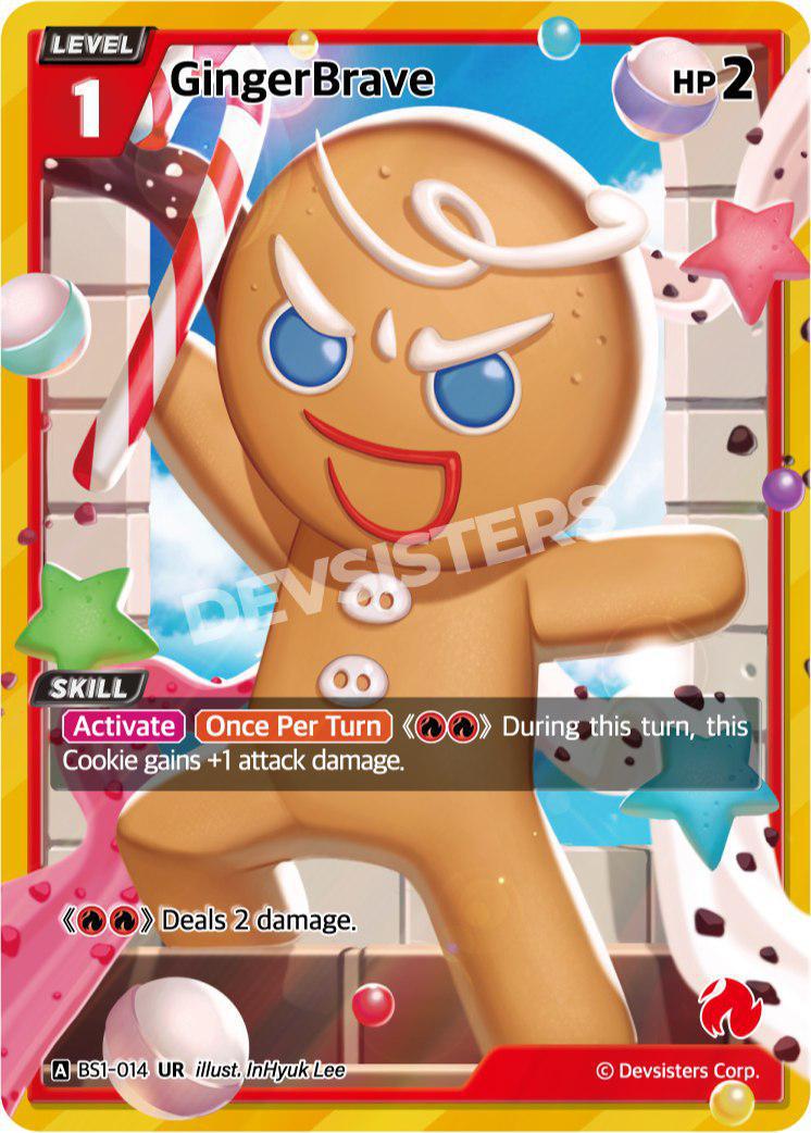 CookieRun TCG - GingerBrave [BS1‑014 UR]