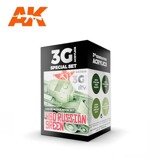 AK Interactive - 3G Modulation Set: 4BO Russian Green