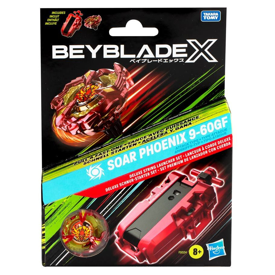 Beyblade - X: Soar Phoenix Deluxe Launcher - The Feisty Goblin Gamehouse -