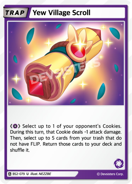 CookieRun TCG - Yew Village Scroll [BS2-079 U]
