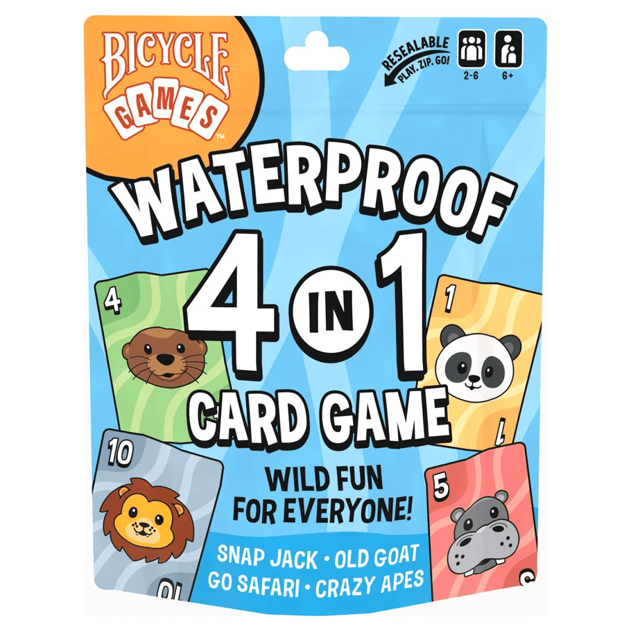 Bicycle: Waterproof 4 in 1 Card Games - The Feisty Goblin Gamehouse -