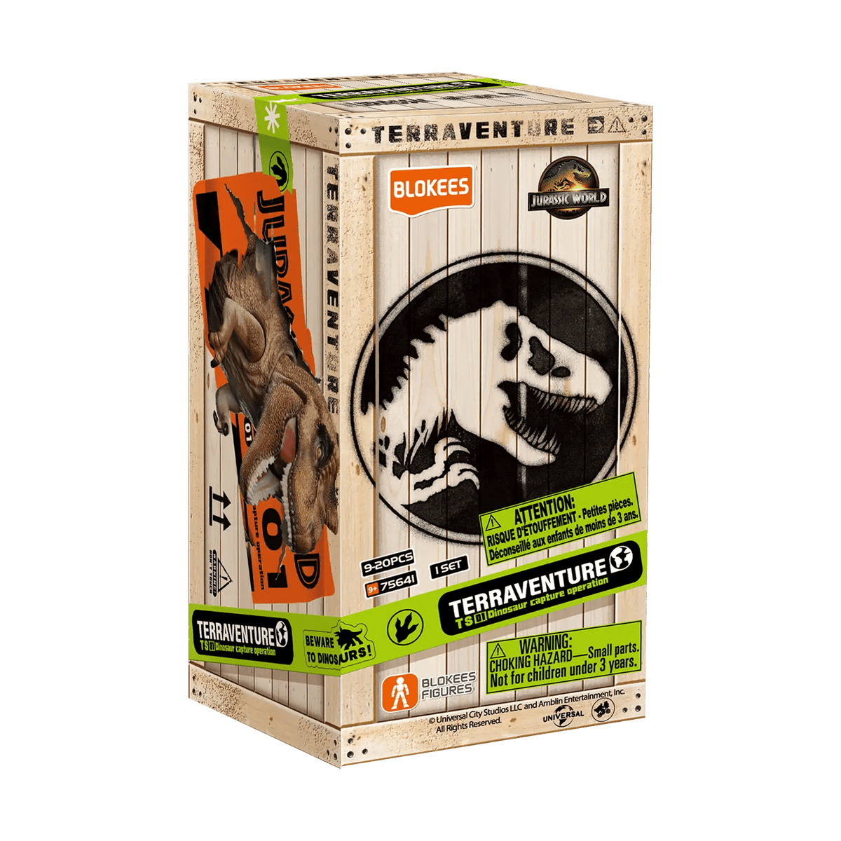 Blokees: Jurassic World TERRAVENTURE - Surprise Wave 1 Dinosaur Capture Operation (75641) Blind Box - The Feisty Goblin Gamehouse -