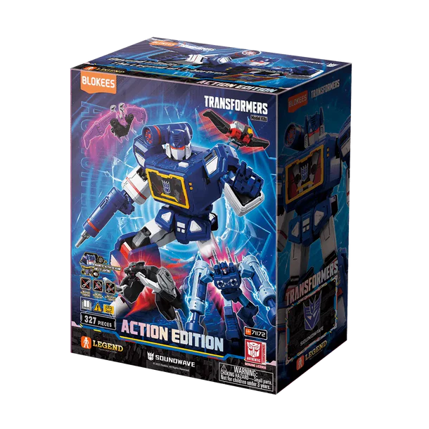 Blokees: Transformers - 8" Action Edition 03 G1 Soundwave - The Feisty Goblin Gamehouse -