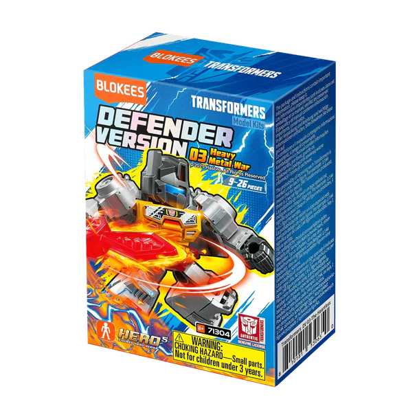 Blokees - Transformers: Defenders Version 03 Heavy Metal War (Blind Box) - The Feisty Goblin Gamehouse -