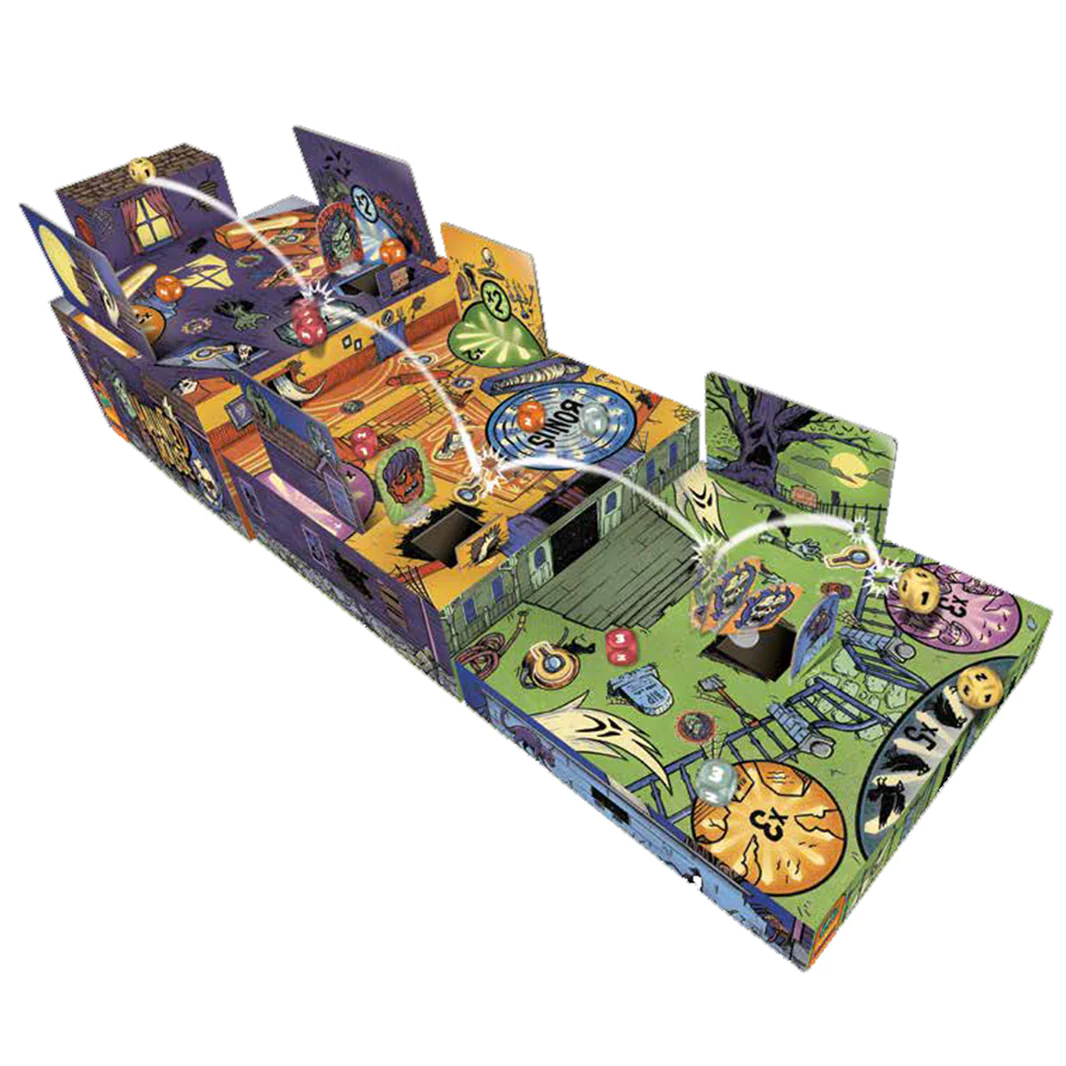 Boxtop Pinball: Haunted House (Pandasaurus Games) - The Feisty Goblin Gamehouse -