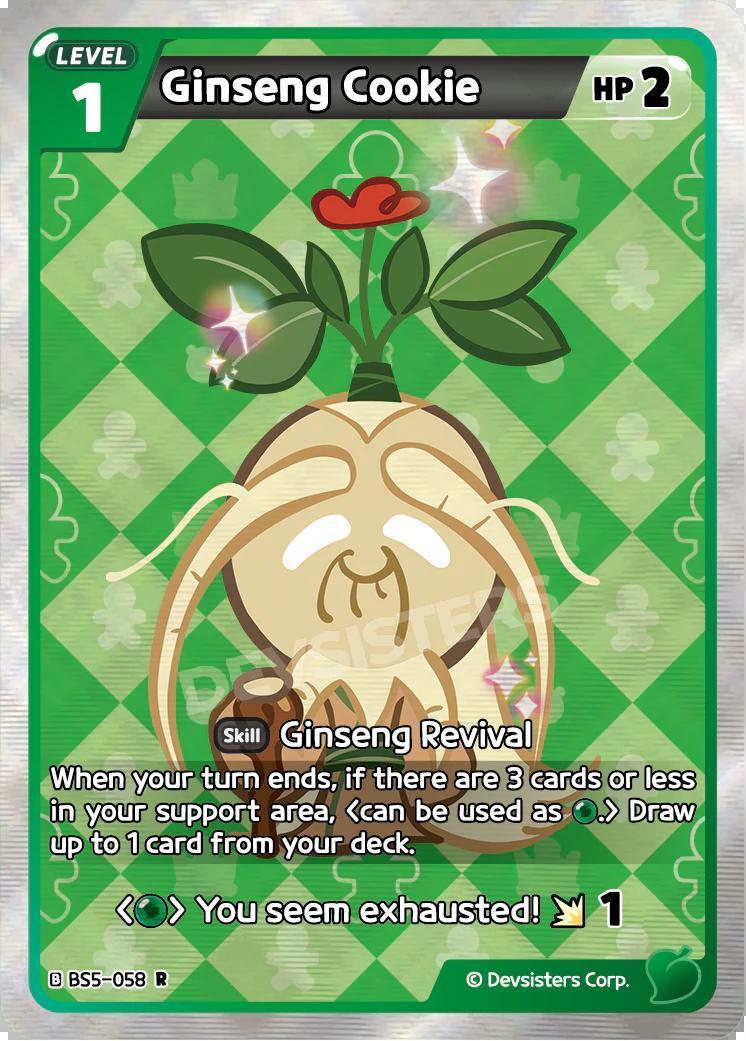 CookieRun TCG - Ginseng Cookie [BS5-058 R]