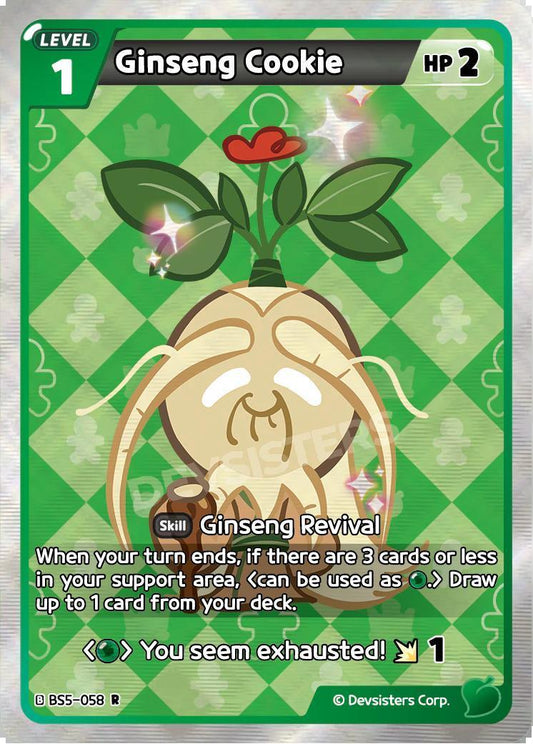 CookieRun TCG - Ginseng Cookie [BS5-058 R]