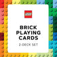 LEGO® Brick Playing Cards (2 Pack Set)