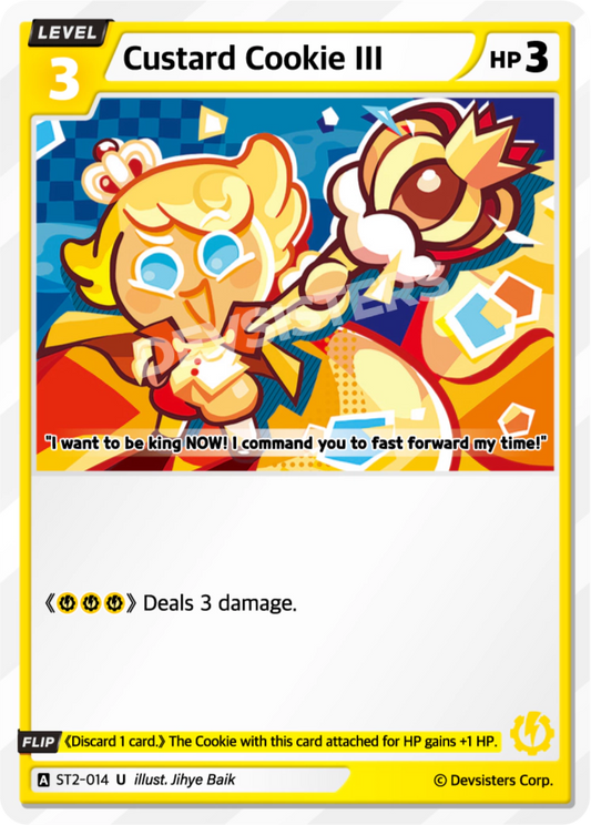 CookieRun TCG - Custard Cookie III [ST2-014 U]